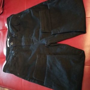 SOLD!  Levi black demin jeans